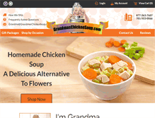 Tablet Screenshot of grandmaschickensoup.com